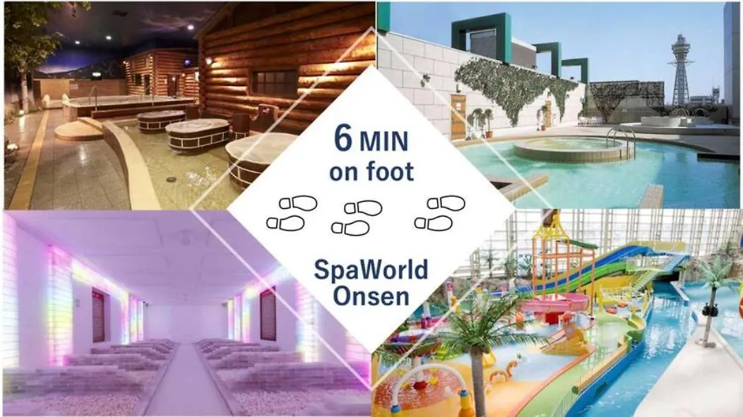 Casa vacanze 古今 新世界 竹 Near Tsutenkaku & 4Mins To Namba Sta & Direct To Kix Osaka